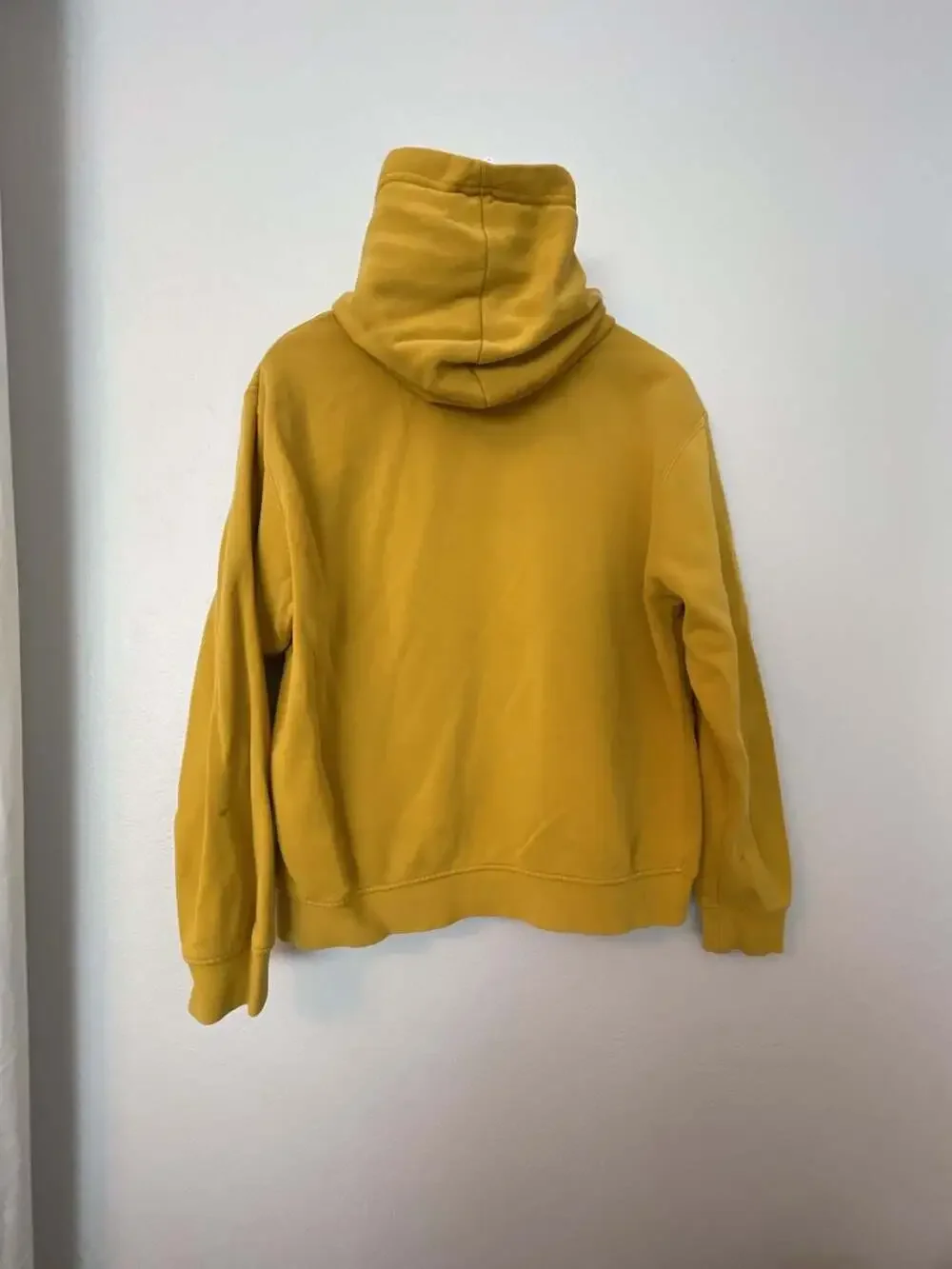 Jordan Brooklyn Fleece Pullover Hoodie in Yellow Ochre Size M Street wear